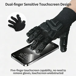Guantes tácticos resistentes a cortes pantalla táctil antiimpacto