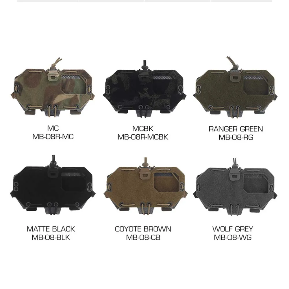 Panel de navegación MOLLE estilo H para chaleco táctico