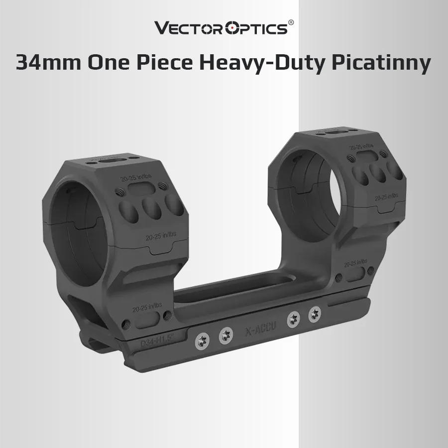 Montura para mira telescópica Picatinny Vector perfil alto táctico - imagen 4