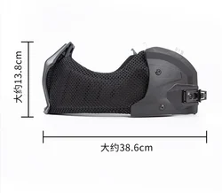FMA EX máscara facial para casco protección auditiva airsoft