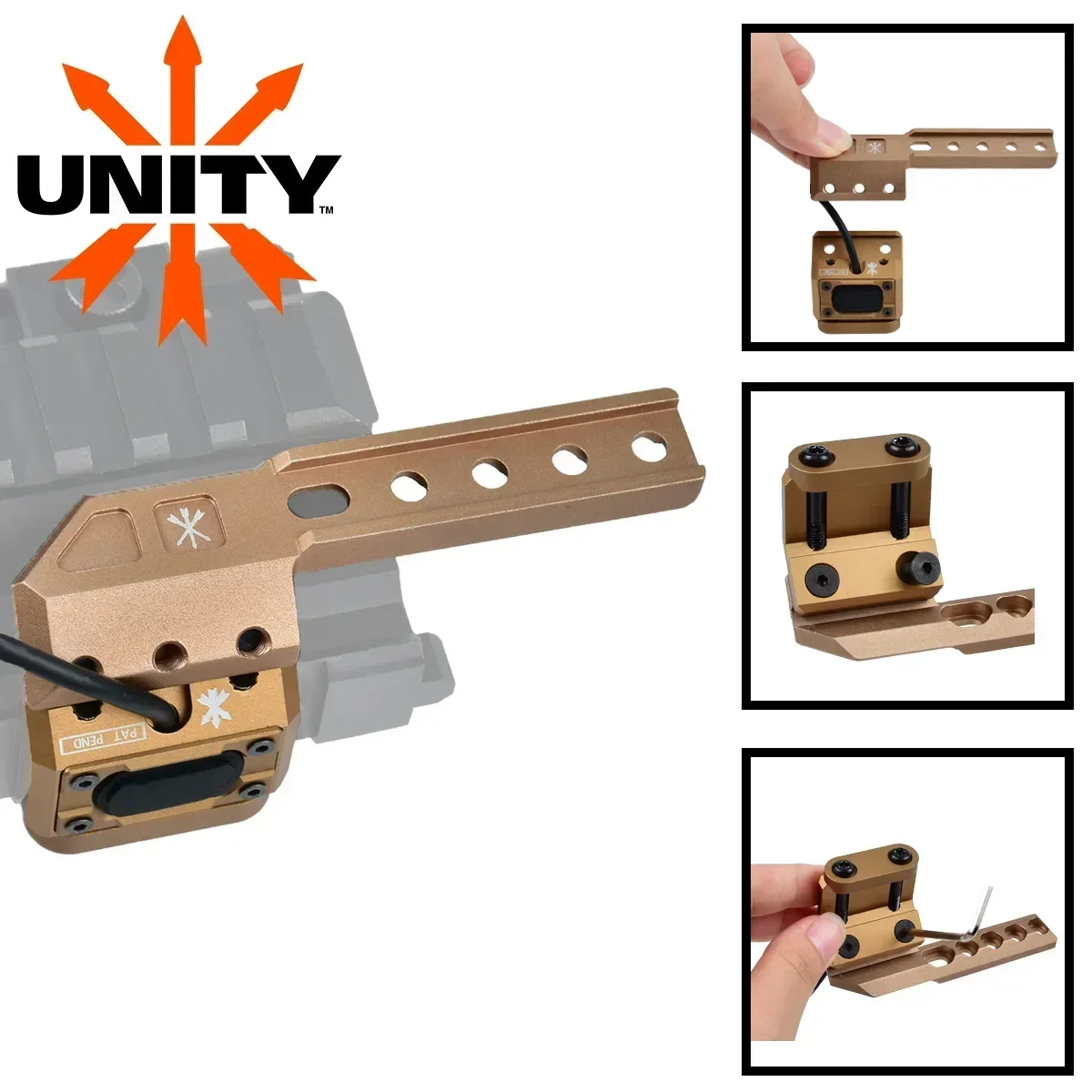 Conjunto en uso sobre plataforma táctica