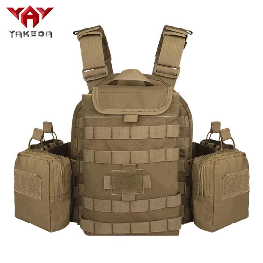 Chaleco táctico YAKEDA MOLLE con hebilla de serpiente para aire libre - imagen 2