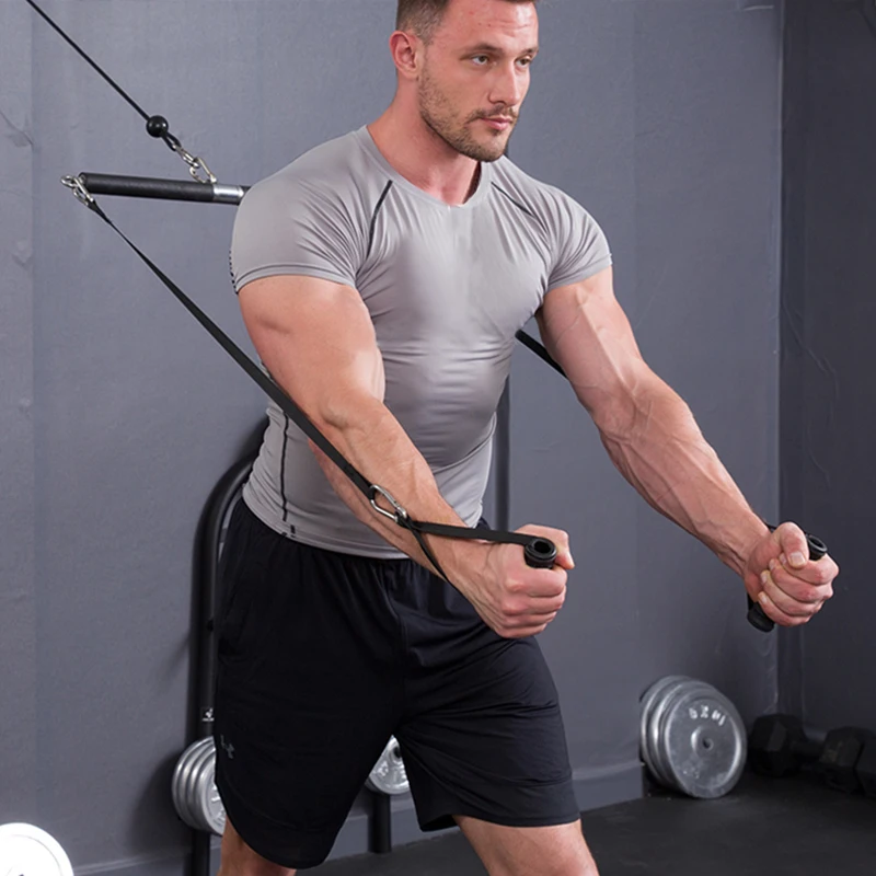 Kit Cables Multifunción Gym Doméstico – Bíceps Tríceps Dominadas