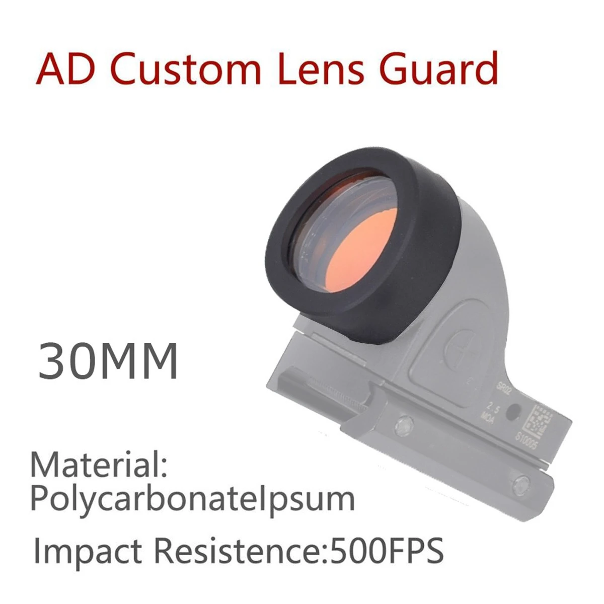 Mira reflex táctica punto rojo para Glock de nylon y metal - imagen 4