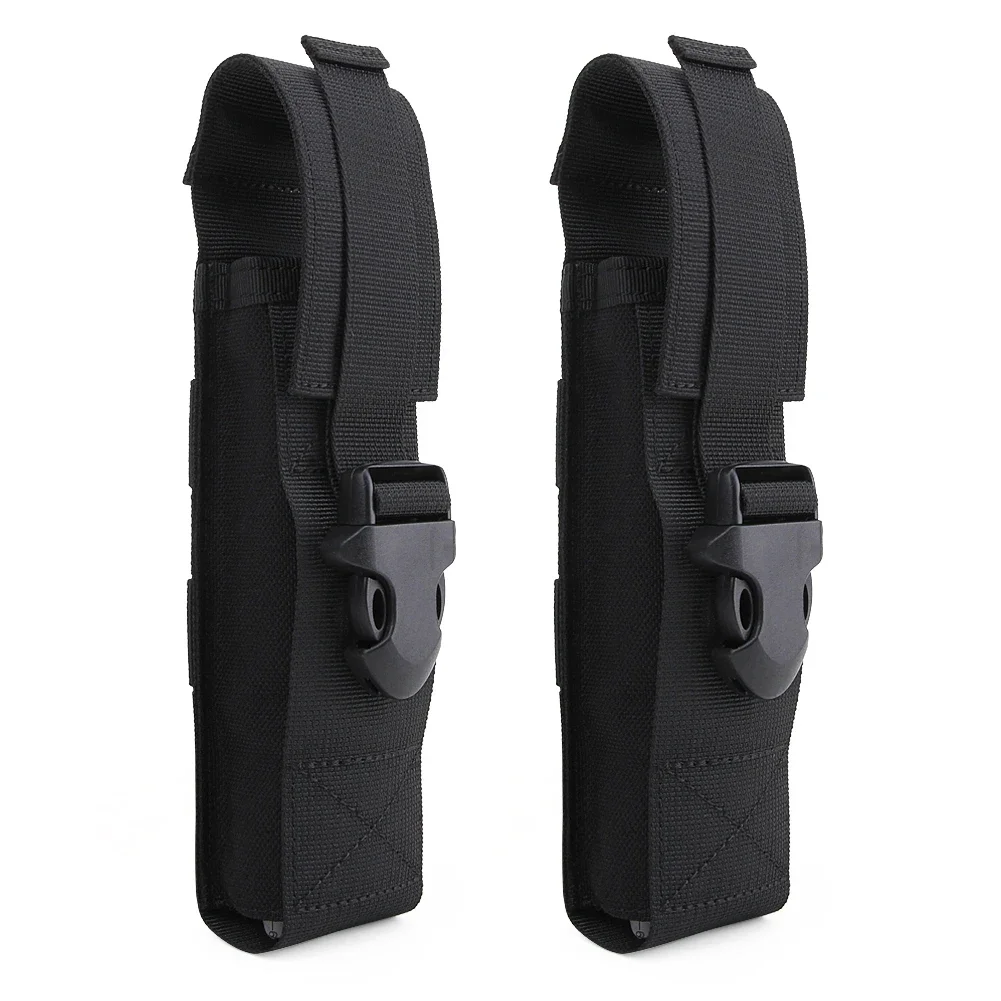 Funda táctica MOLLE para linterna y mochila