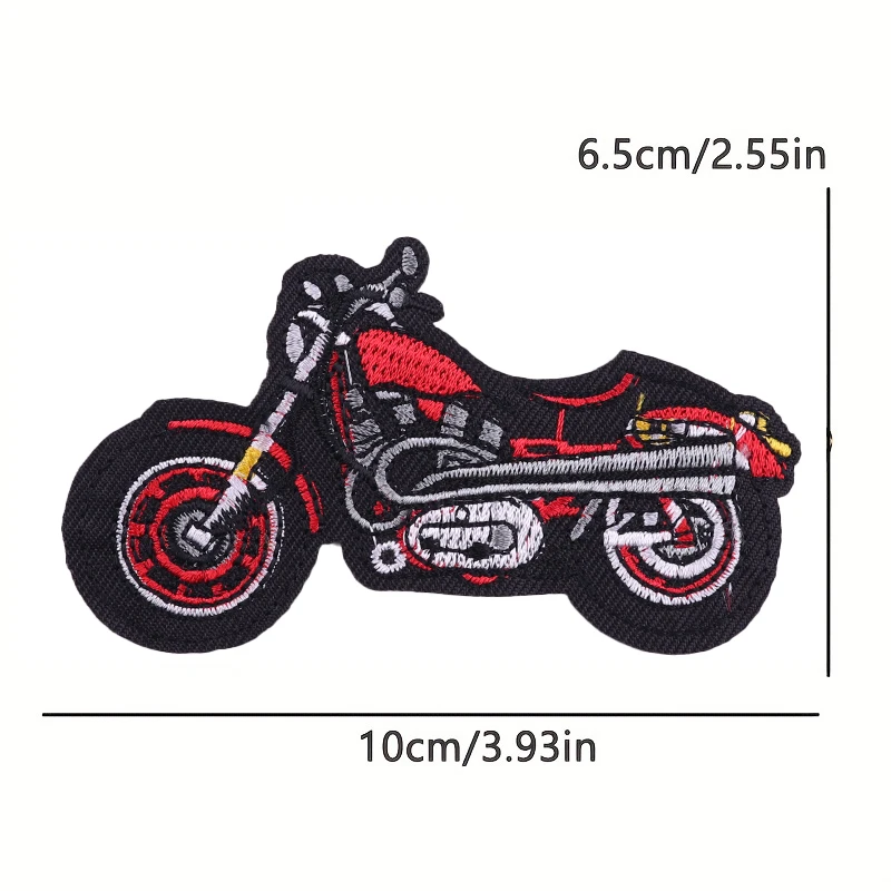 Parches termoadhesivos vintage chopper bordados para chaqueta - imagen 3