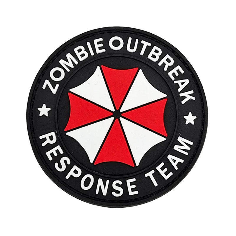Parche PVC Resident Evil táctico con gancho bucle para ropa mochila - imagen 2