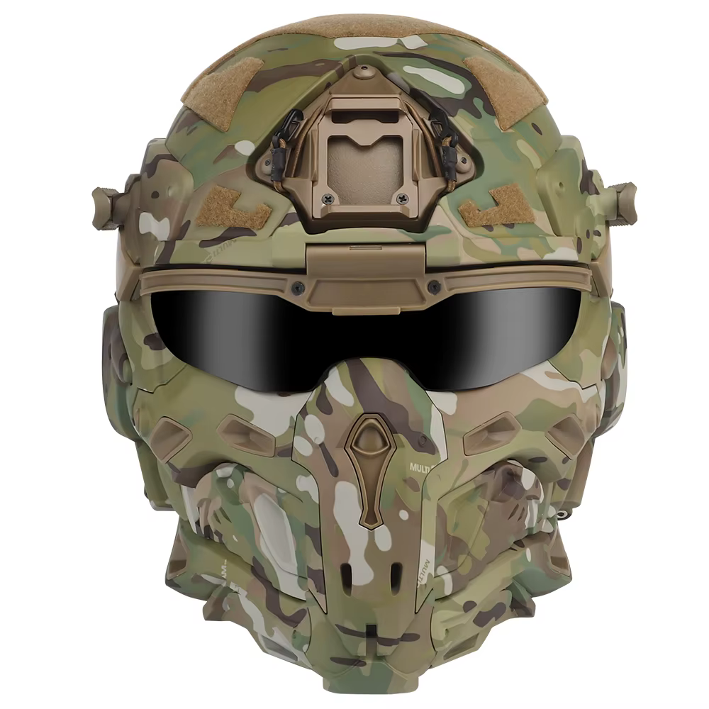 Casco táctico airsoft ventilado anti-vaho con auriculares desmontables - imagen 2