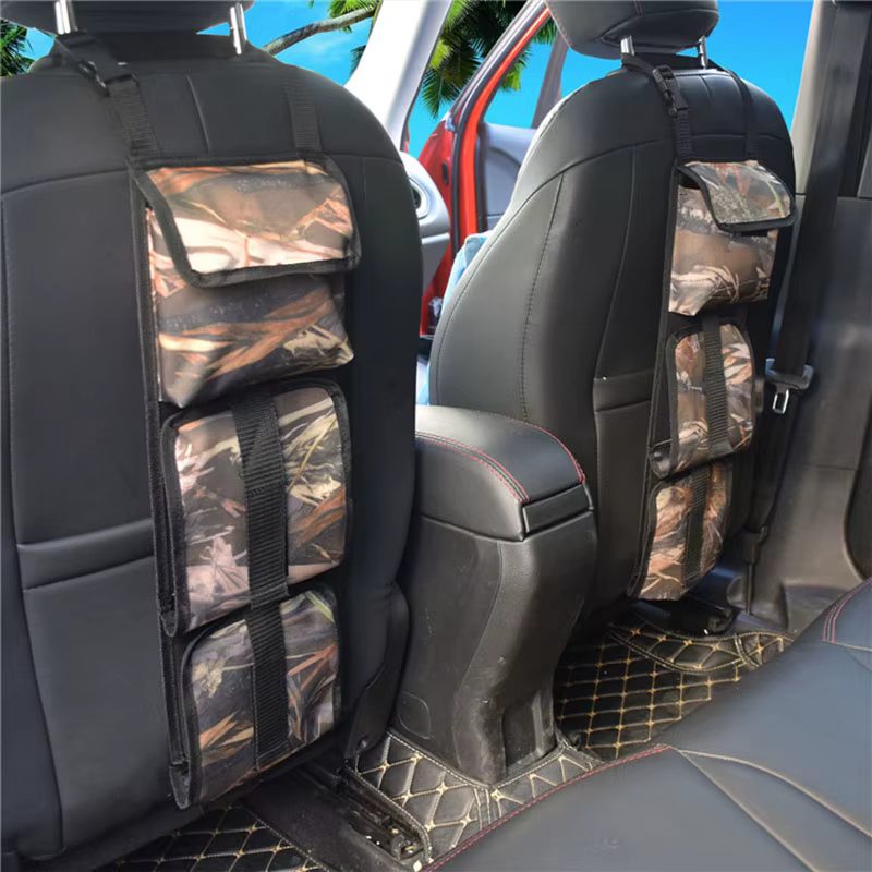Soporte táctico asiento trasero coche – Organizador funda oculta