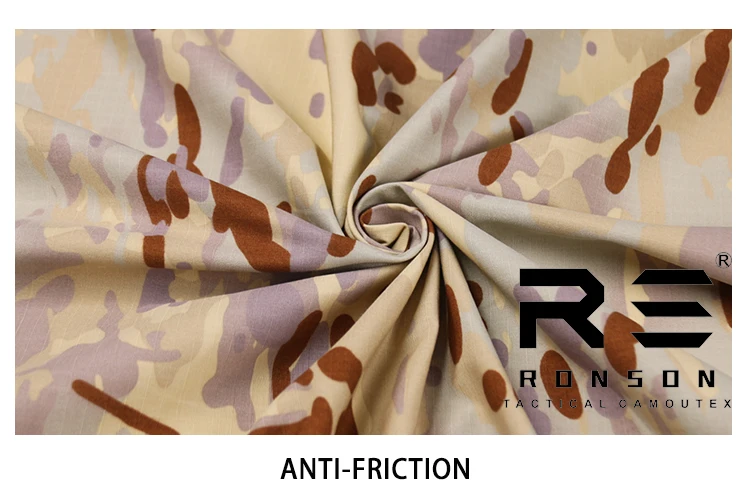 Camuflaje desértico australiano en tela táctica