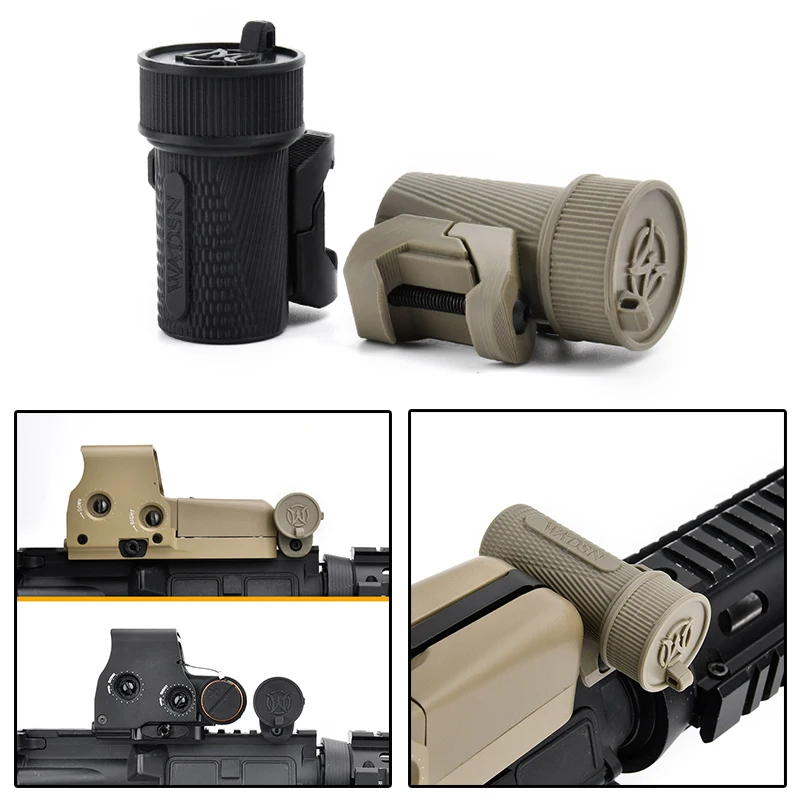 Estuche táctico baterías Picatinny – caja almacenamiento caza Airsoft - imagen 3