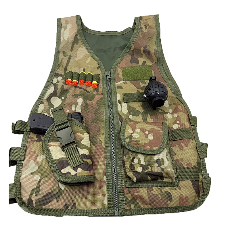 Chaleco táctico camuflaje infantil – Uniforme militar para niños - imagen 3