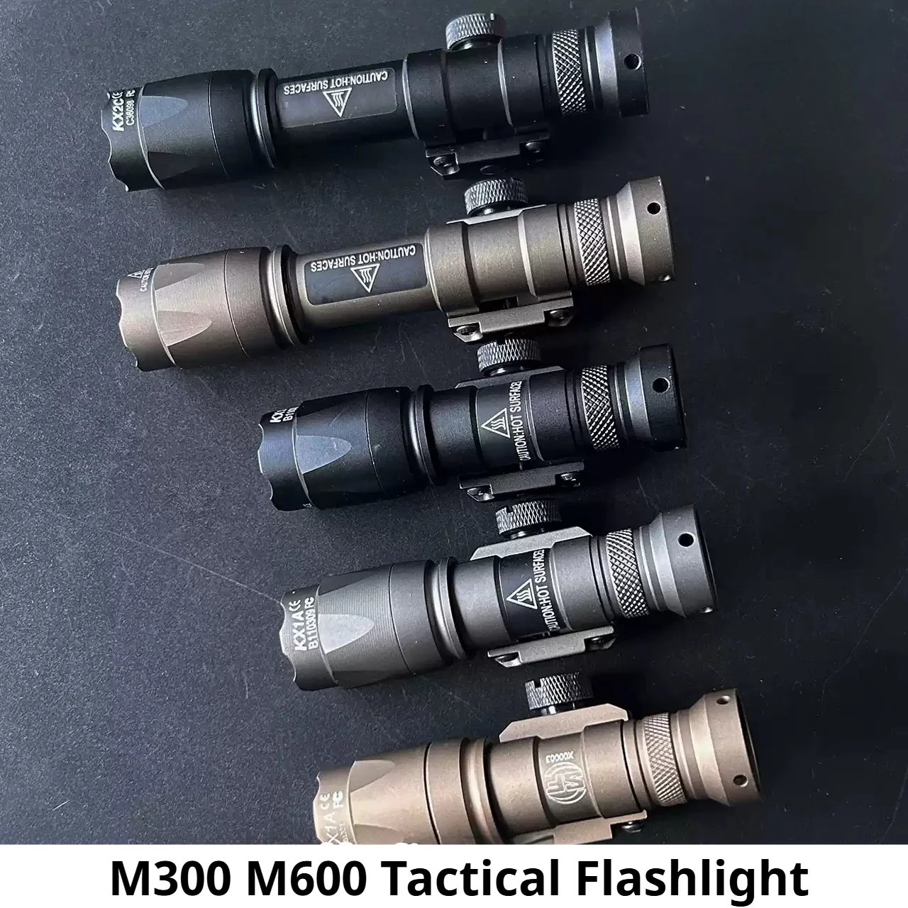 Surefire linterna táctica con montura Picatinny para fusil
