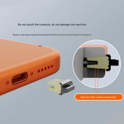 Protector puerto USB-C con tapa antipolvo silicona y orificio