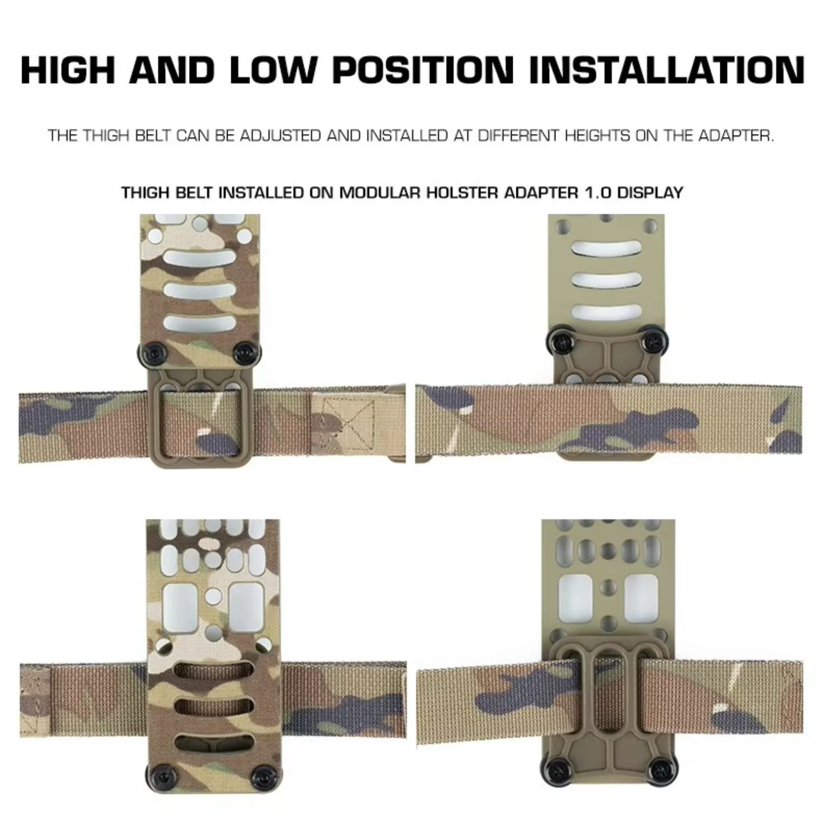 Adaptador táctico modular QLS para funda de pistola en muslo - imagen 5
