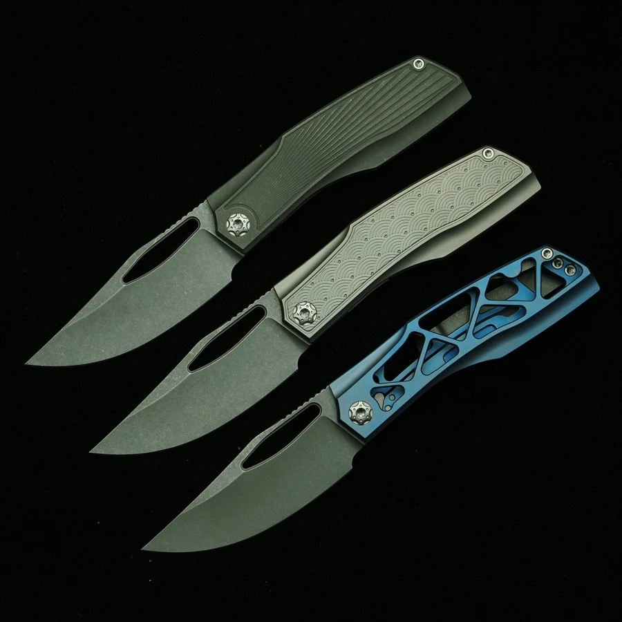 LEMIFSHE Protean Cuchillo Plegable Táctico para Camping, Cocina - imagen 4