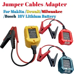 Cables de arranque emergencia con pinzas para baterías Makita Dewalt