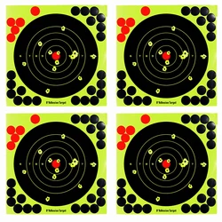 Pegatinas autoadhesivas para rifles de tiro y caza, redondas
