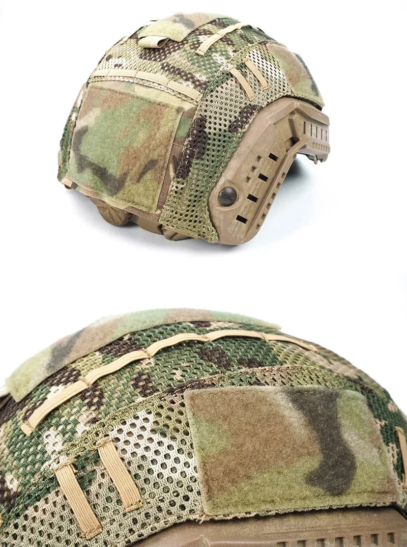 Funda instalada en casco (referencia)