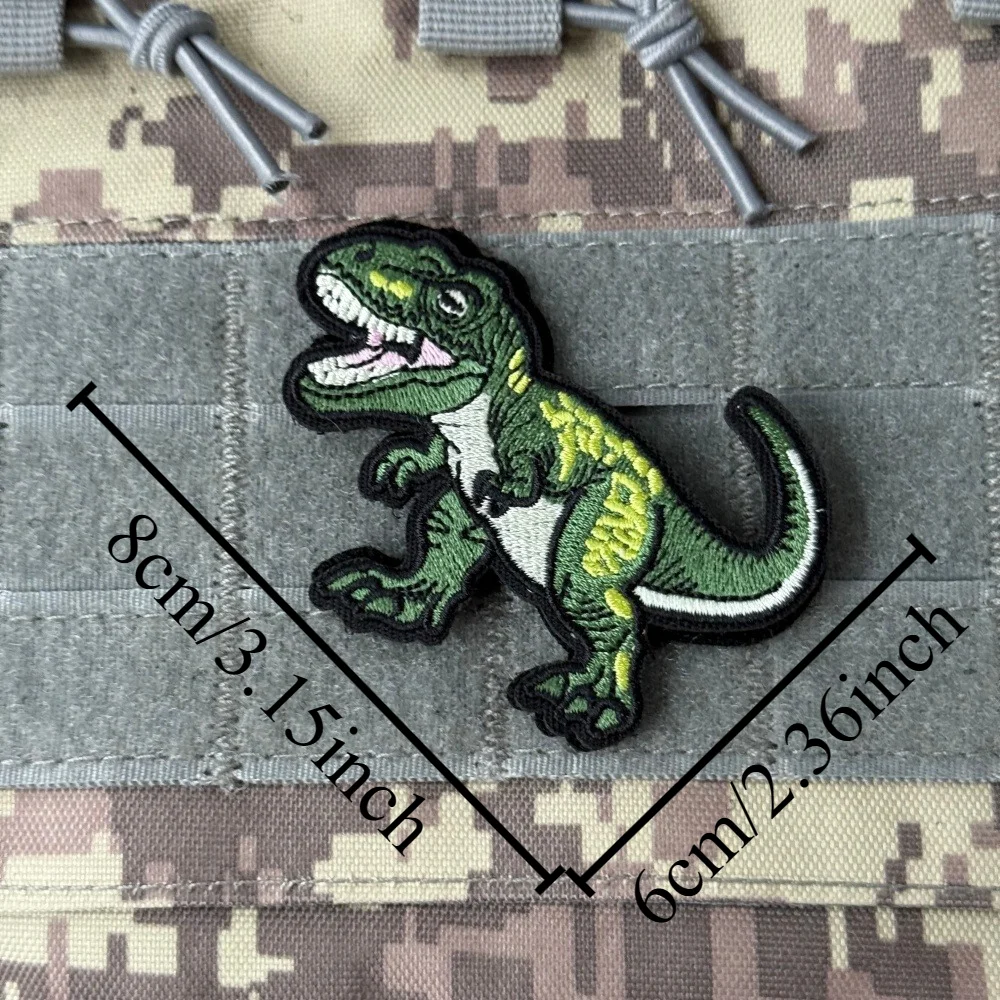 Insignia bordada con diseño de animales