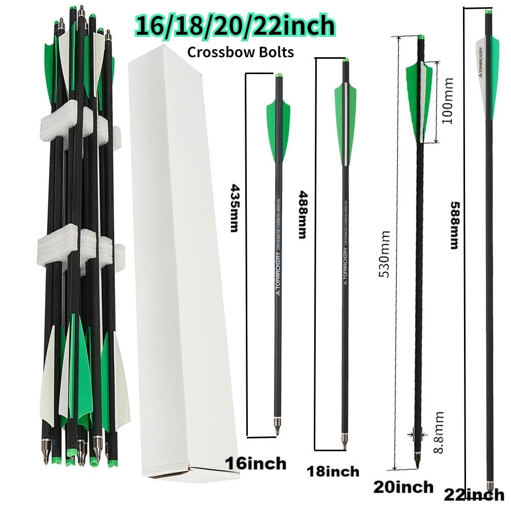 Flechas de carbono para ballesta con puntas reemplazables - imagen 4