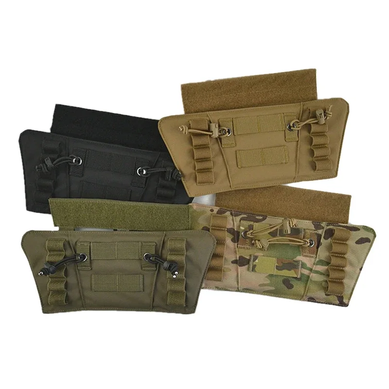 Protector abdomen inferior MOLLE táctico desmontable para chaleco - imagen 3