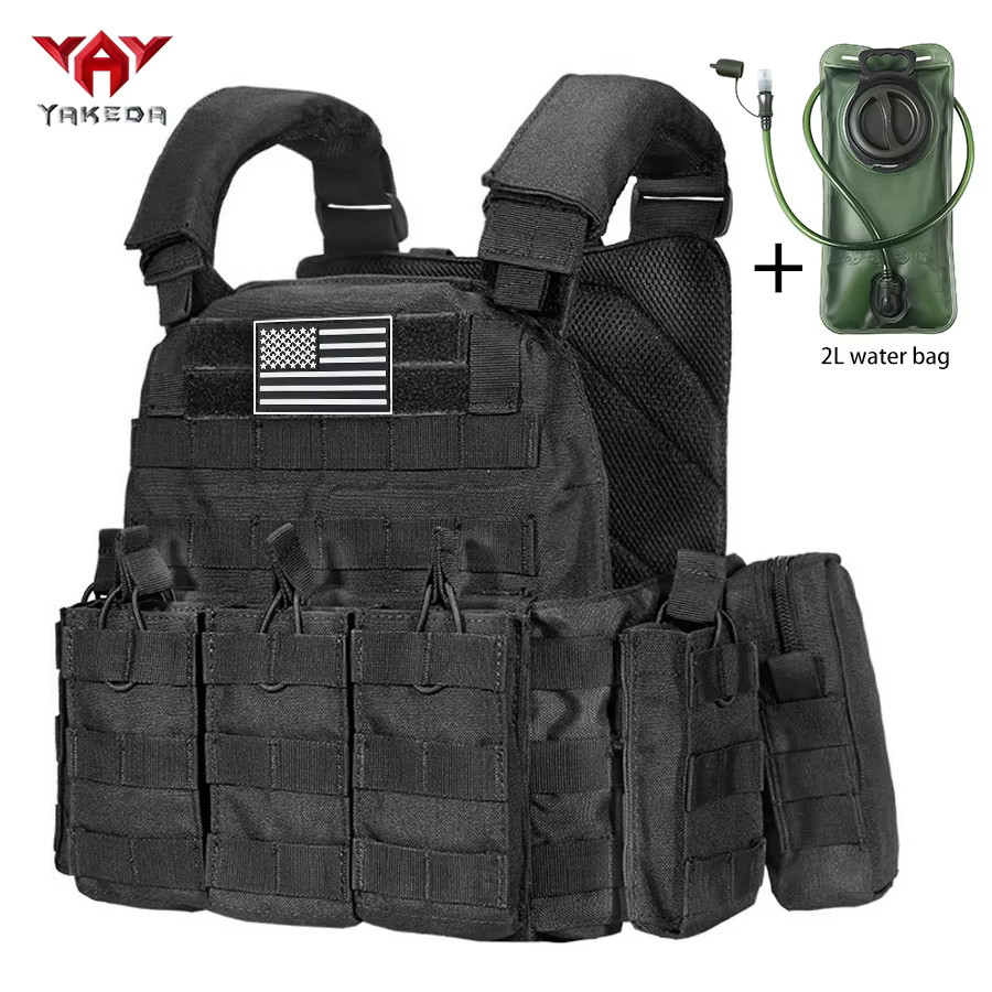 Chaleco táctico multifuncional YAKEDA con bolsa de hidratación - imagen 3
