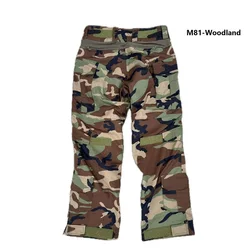 G3 Pantalones de senderismo M81 WL poliéster y algodón exteriores