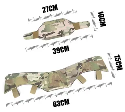 Protector de cuello táctico acolchado para chalecos JPC FCSK CPC