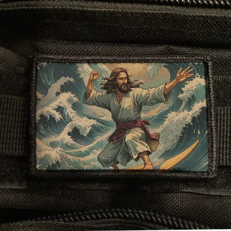 Parche moral táctico velcro – Diseño divertido para Equipo MOLLE - imagen 2