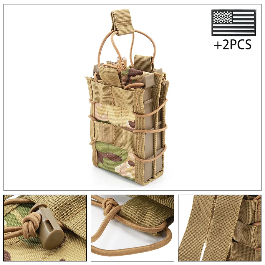 Bolsa táctica de herramientas camuflaje con montaje rápido - imagen 4