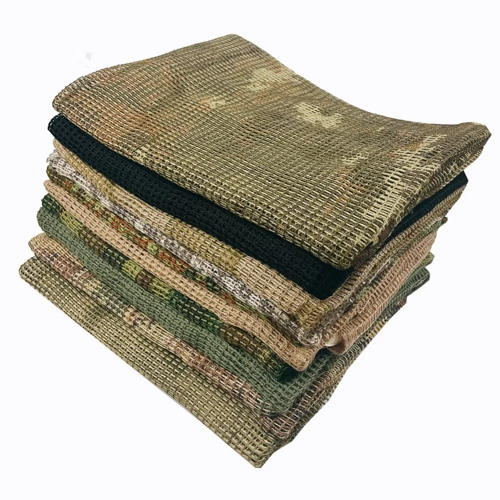 Bufanda táctica camuflaje de malla grande para outdoor militar - imagen 5