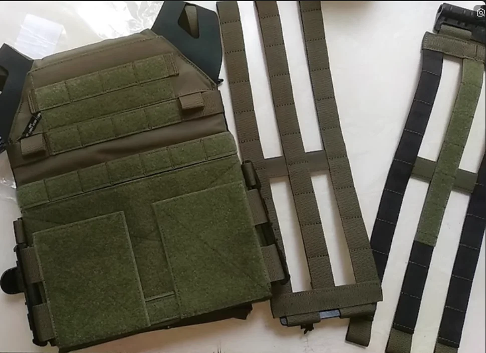 Chaleco táctico JPC MOLLE liberación rápida para airsoft nylon protección - imagen 5