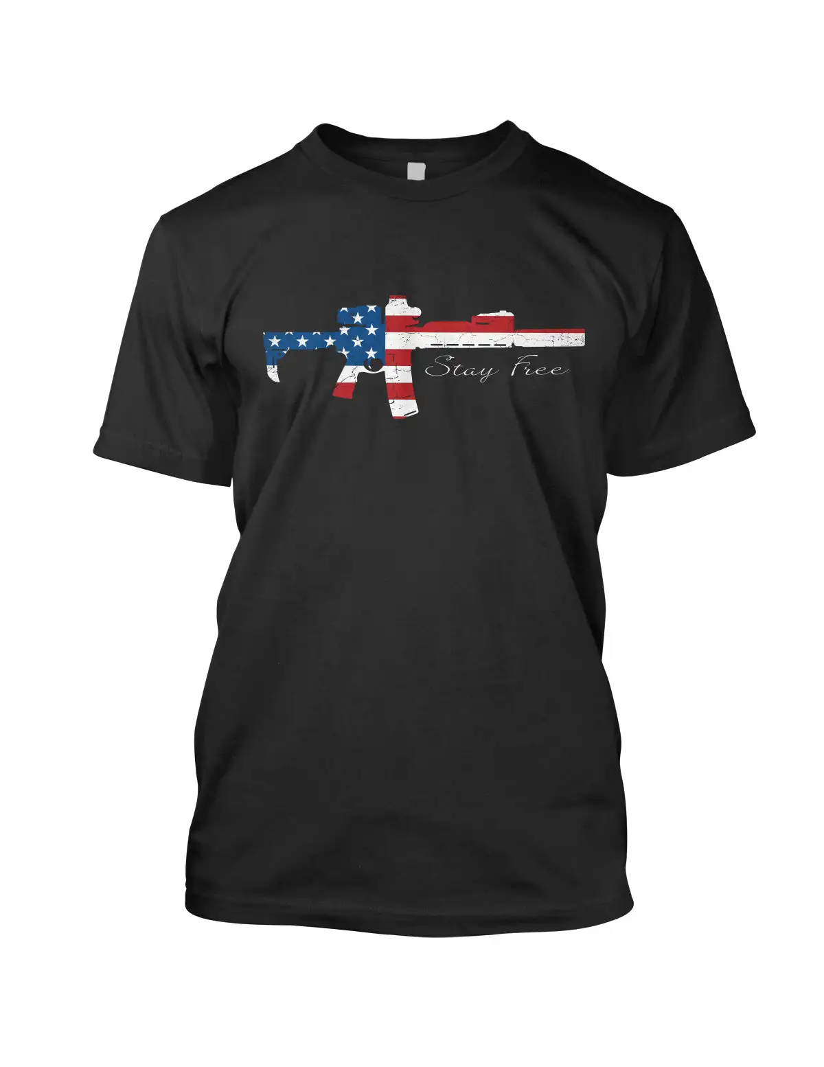 Camiseta Táctica Patriot Alliance Stay Free – Unisex Hombre Mujer - imagen 4