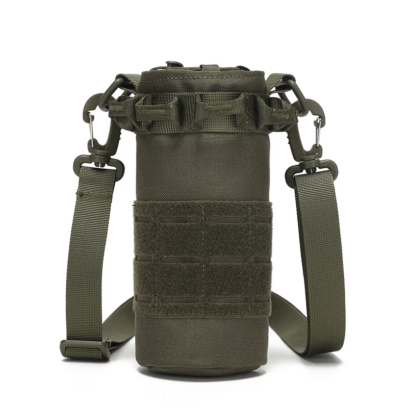 Bolsa táctica MOLLE para botella de agua con cordón y bandolera - imagen 5