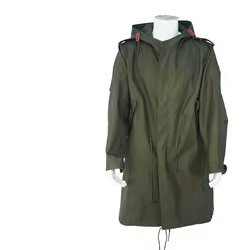 M51 WW2 chaqueta soldado EE. UU. cola de pez cortavientos verde hombre