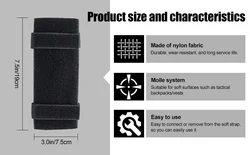 Panel MOLLE con Velcro para Parches – Adaptador Universal