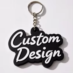 Llavero de PVC blando personalizable con logotipo – Llavero táctico promocional