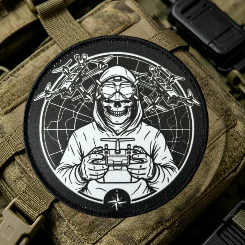 Parche táctico moral operador de drones gancho y bucle - imagen 5