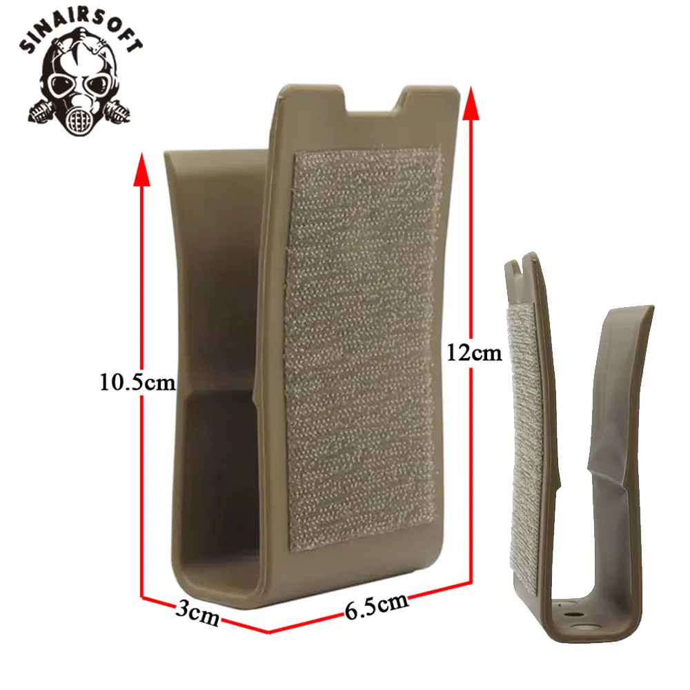 Inserto MOLLE para cargadores de nylon con gancho y bucle - imagen 2