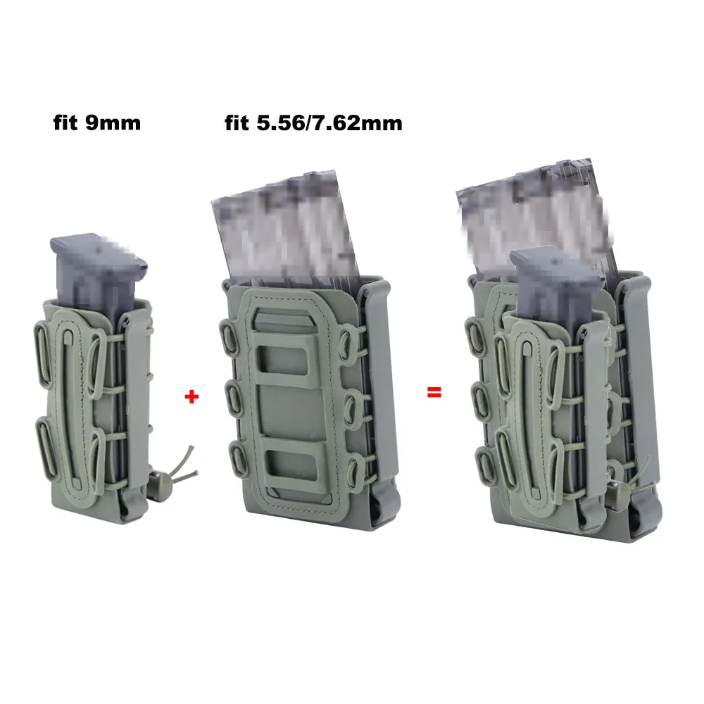 Bolsa táctica MOLLE Scorpion para cargadores – Nylon TPR - imagen 5