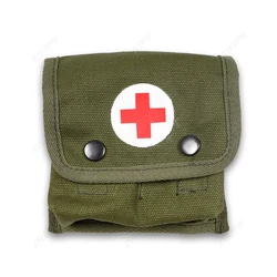 Bolsa botiquín M1945 M2, réplica militar de la Segunda Guerra Mundial