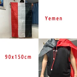 Bandera táctica Yemen tipo chal de poliéster alta calidad