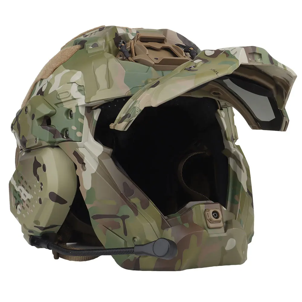 W-Ronin Casco táctico II para airsoft con auriculares integrados - imagen 4