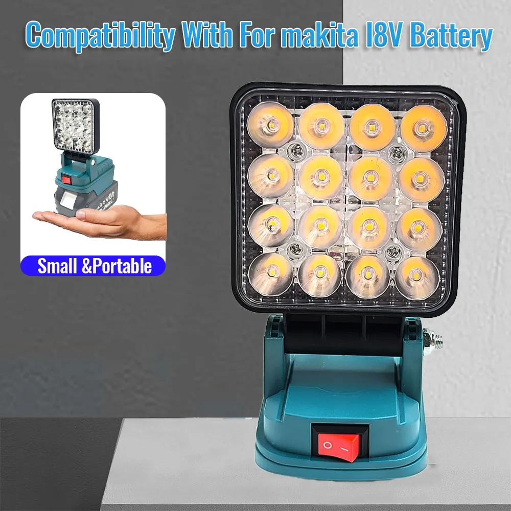 Makita lámpara LED de trabajo inalámbrica portátil de emergencia - imagen 3