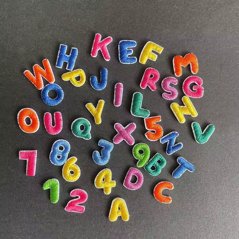 Parche táctico letras y números A-Z 0-9 bordado planchar - imagen 4