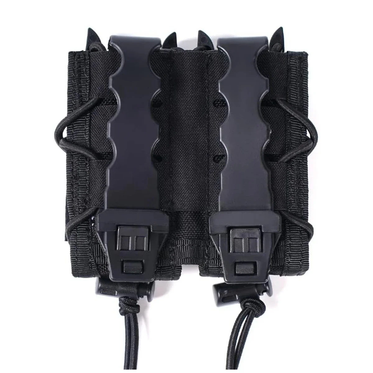Bolsa táctica MOLLE para cargador de pistola con soporte linterna - imagen 5