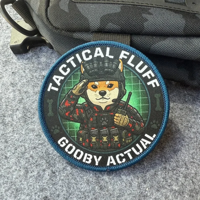Parche táctico perro militar gancho y bucle para chaqueta o mochila - imagen 2