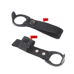 Porta bastón táctico para cinturón de servicio, funda abierta