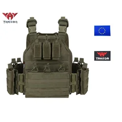 Chaleco táctico YAKEDA 1000D poliéster de liberación rápida camuflaje